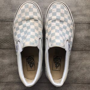 Blue Checkered Vans